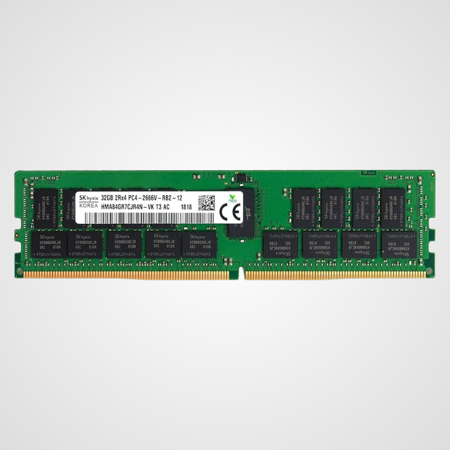 32GB PC4 2666V-R Registered ECC DDR4 2RX4 Server RAM