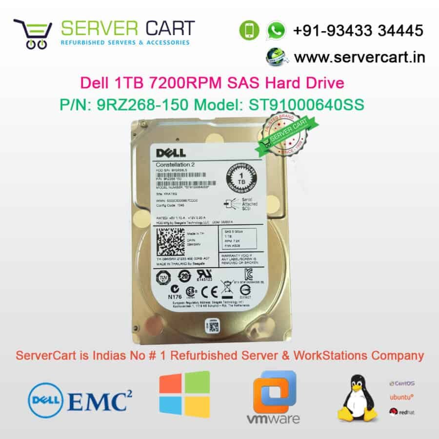 Dell 1TB SAS Hard Drive 9RZ628-150 Dell 1TB SAS Hard Drive 9RZ628-150