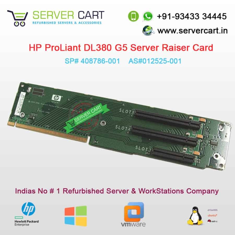 HP DL380 G5 Server 3 Slot PCIe Riser Board 408786-001