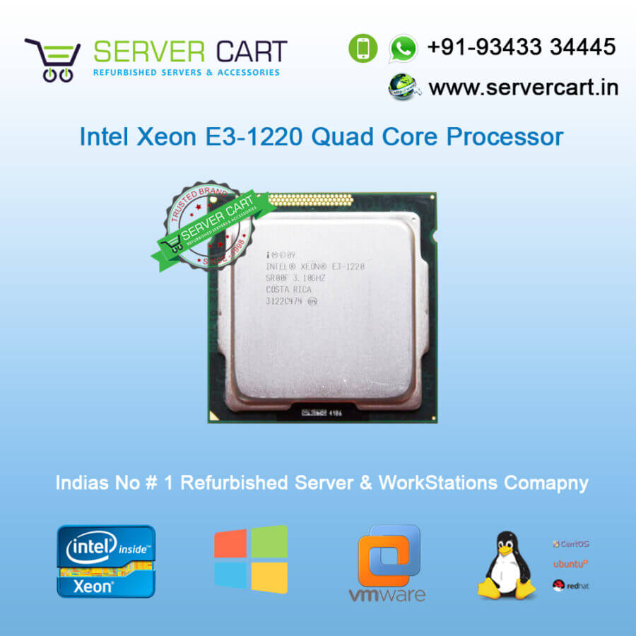 Intel Xeon E3-1220 Quad Core Processor - ServerCart