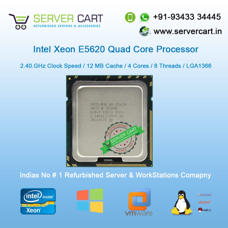 Intel Xeon E5620 Quad Core Processor ServerCart