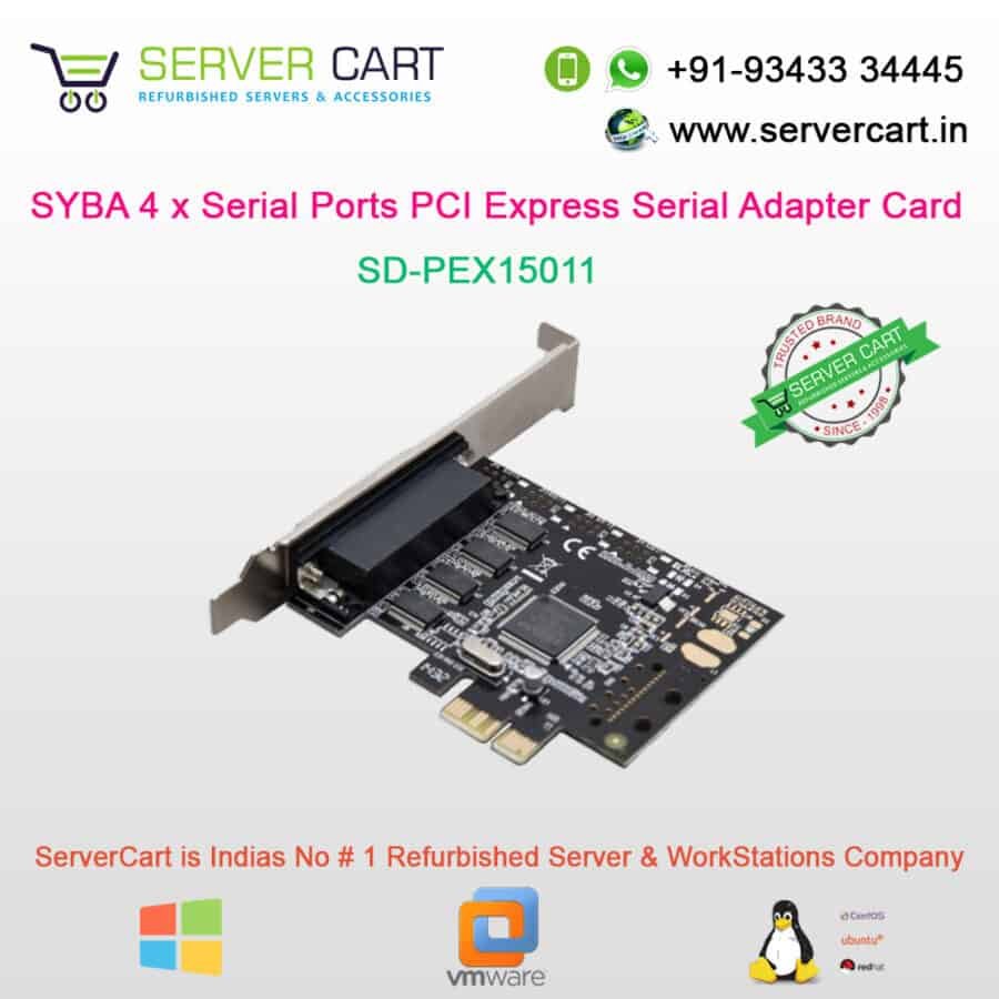 SYBA 4 x Serial Ports PCI-E Serial Adapter Card SYBA 4 x Serial Ports PCI-E Serial Adapter Card