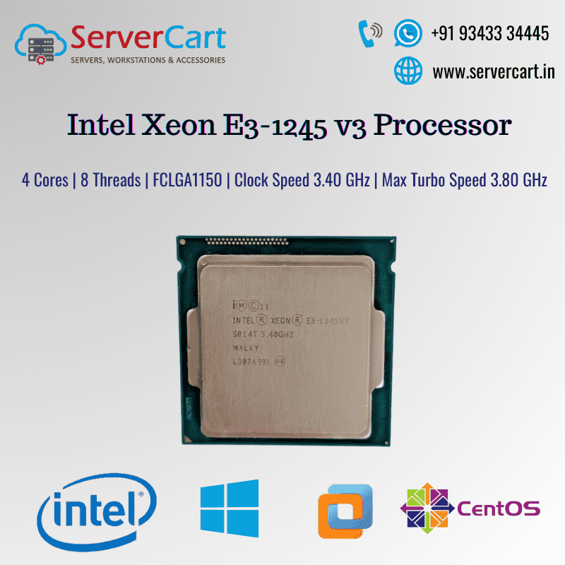 海外最新 v3 E3-1245 Xeon Intel Quad in Price Best Processor Core その他