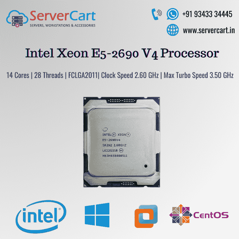 Intel Xeon E5-2690 V4 Processor Best Price in India - ServerCart