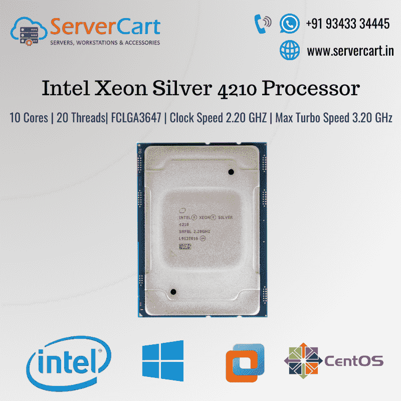 Intel Xeon Silver 4210 Processor Best Price in India - ServerCart