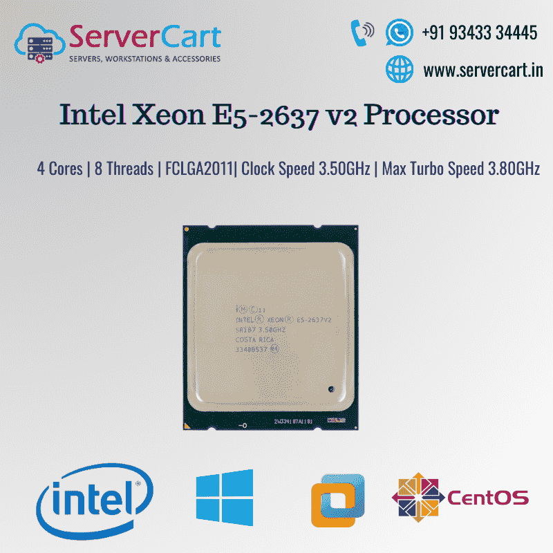 Intel Xeon E5-2637 v2 Processor Best Price in India - ServerCart