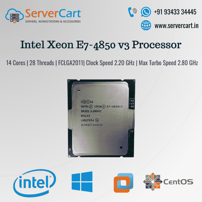 Intel Xeon E7-4850 v3 Processor Best Price in India - ServerCart