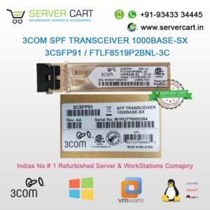 3COM SFP Transceiver 1000BASE-SX Multimode Fiber Module 3CSFP91 - FTLF8519P2BNL-3C