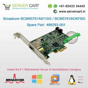 HP Broadcom PCIex1 Network Adapter BCM-95761A6110G