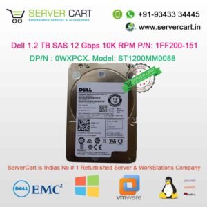 Dell 1.2TB SAS 10K RPM 12Gbps Hard Drive 0WXPCX