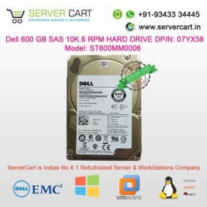 Dell 600GB SAS 10K.6 RPM Hard Drive 07YX58
