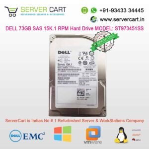 Dell 73GB SAS 15K.1 RPM Hard Drive ST973451SS F/W: SM04