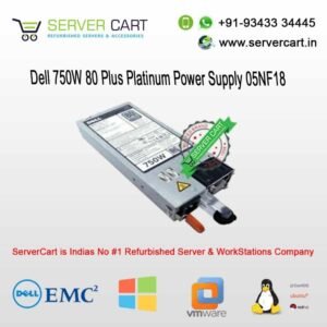 Dell 750W 80 Plus Platinum Power Supply 05NF18