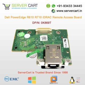 Dell iDRAC6 Enterprise Remote Access Controller for PowerEdge R410 R610 R710 Servers 0K869T - K869T
