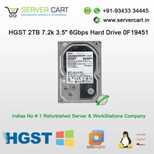 HGST 2TB 7.2k 3.5" 6Gbps SATA Hard Drive 0F19451