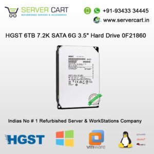EMC HGST 6TB 7.2K SATA 6G 3.5" Hard Drive 0F21860