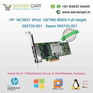 HP NC365T PCI Express Quad Port Gigabit Server Adapter