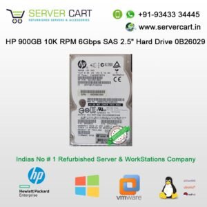 HP 900GB 10K RPM 6Gbps SAS 2.5" Hard Drive 0B26029