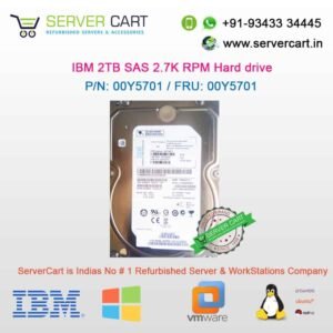 IBM 2TB SAS 7.2K RPM SAS 6Gbps Hard Drive P/N 00Y5701