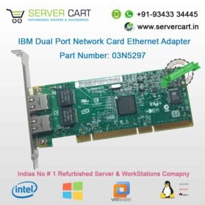 IBM Dual Port Network Card Ethernet Adapter PCIx 10/100/1000