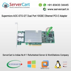 Supermicro AOC-STG-I2T Dual Port 10GBE Ethernet PCI-E Adapter