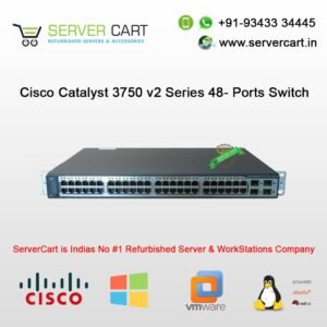 Cisco Catalyst 3750 v2 Series PoE 48- Ports Ethernet Switch